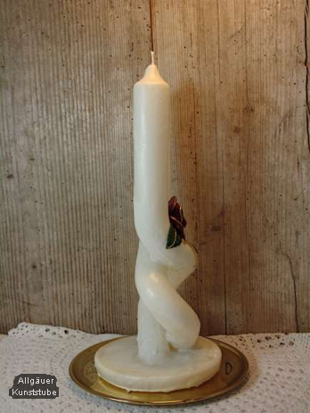 Elegante Hochzeitskerze Zoe