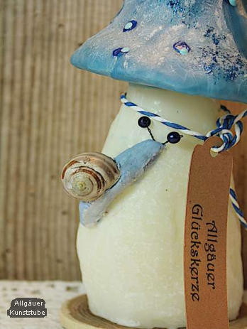 Großer Glückspilz Blau ca.18 cm