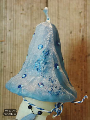 Großer Glückspilz Blau ca.18 cm
