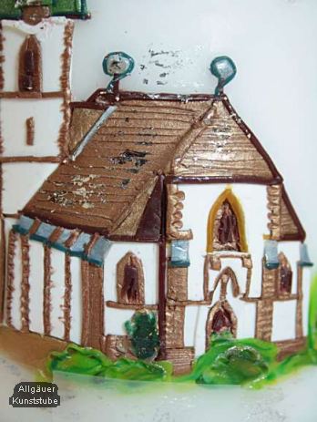 Hochzeitskerze Linus mit Kirche