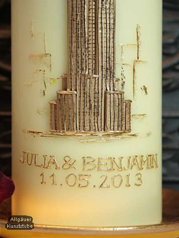 Hochzeitskerze Wanda