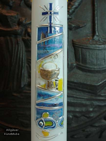 Kommunionkerze Elias inkl. Box