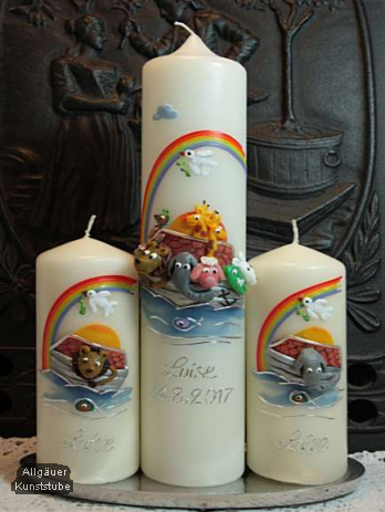 Patenkerze Arche Noah