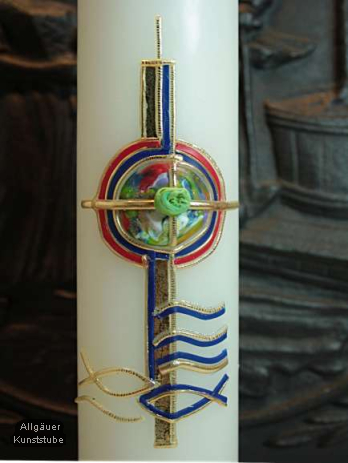 Taufkerze Leon