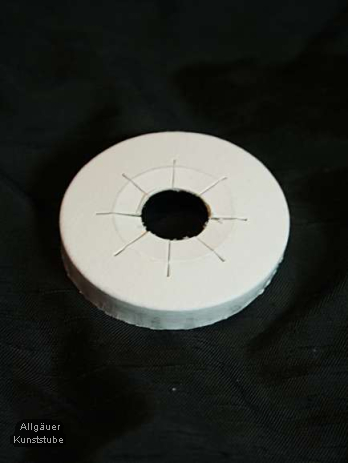 Wachstropfschutz Pappe 12 mm -23 mm