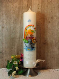Taufkerze Noah mit Arche Noah
