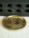 Kerzenteller Werner /gold/10 cm